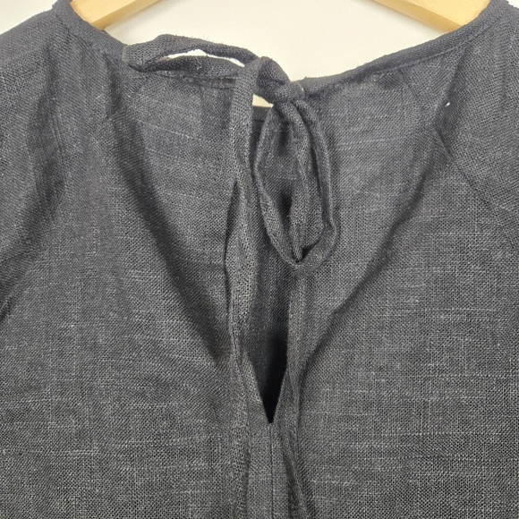 HOUSE OF HARLOW 1960 Linen Blend Boxy Blouse - Picture 4 of 9